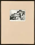 Jockey's by Suzanne Du Toit, engraving, sold May 2020