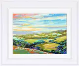 Extensive Landscape by Wakaba Mutheki, oil on canvas, sold May 2025