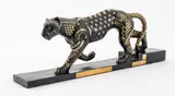 Panther" Burnished by Wang Jida, 1988, Bronze Sculpture, sold Dec 2024