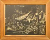 Off the Cross by Joachim Probst, 1954, Ink on Paper, sold Dec 2024