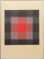 Opus #12 by Barry Nelson, Aquatint, sold Dec 2024