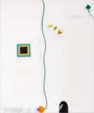 Abstract Composition by Domenick Capobianco, 1973, Acrylic on Canvas, sold Jan 2025
