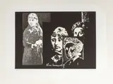 Untitled (Rosa Luxembourg) by May Stevens, 1982, Screenprint, sold Jan 2025