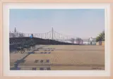East River Promenade by Marion Welch, Watercolor on Paper, sold Jan 2025