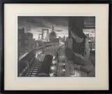 Summer Twilight by Richard Pantell, Etching, sold Jan 2025
