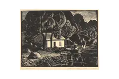 Untitled by John Buckland Wright, pencil, offered Feb 2023