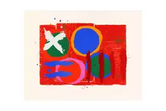 Untitled by Albert Irvin, pencil, offered Feb 2023