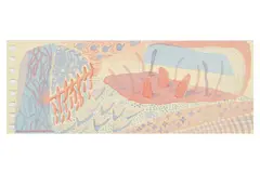 Untitled by David Hockney Om Ch, lithograph, offered Feb 2023
