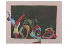 Untitled by Jake Chapman, pencil, offered Feb 2023