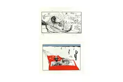 Untitled by Ralph Steadman, pencil, offered Feb 2023