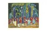 Untitled by Bruce Onobrakpeya, print, offered Feb 2023