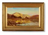 Highland loch by Wallace Stewart, 1891, Oil on canvas, sold Jun 2021