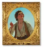 Morning. it's the lark! the herald of morn by James Sant, oil, offered Jun 2021