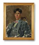 Portrait of david by Augustus John, Oil on canvas, sold Jun 2021