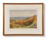 Spring, leith hills, surrey by Harold Sutton Palmer, watercolor, sold Jun 2021