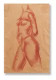 Female torso by John Skeaping, drawing, sold Jun 2021