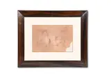 Study of a female nude (recto); standing nude (verso) by Augustus John, drawing, offered Jun 2021