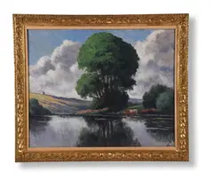Le grand arbre, rolleboise by Maximillien Luce, print (other), sold Jun 2021