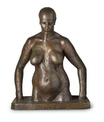 Gertrude, the bather by Jacob Epstein, sculpture, sold Jun 2021