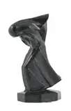 Weeping Nun by Reginald Arthur Hignett, bronze, offered Jun 2021