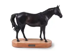Seattle Slew by Liza-Todd Tivey, bronze, sold Jun 2021