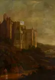A view of a Castle by Alexander Nasmyth, oil, offered May 2021