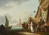 Amusement by John Thomas Serres, 1793, oil, sold May 2021