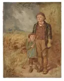 The summer storm by James Campbell, oil, sold May 2021