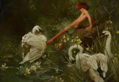 An Idyll of Summer Oil on canvasSigned (lower right), numbered 329 (verso)108 x 153cm (42½ x 60 in.)Exhibited:London, Royal Academy, 1900, no by Arthur Wardle, Oil on canvasSigned, sold May 2021
