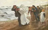 The sailor's wedding by Phillip Richard Morris, Oil on boardSigned, sold May 2021