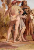 Study of Soldiers by George Richmond, oil on paper, sold May 2021