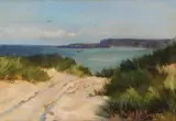In the dunesOil canvasSigned (lower right)16.5 x 24cm (6¼ x 9¼ in.)Condition Report: The canvas is not relined by Nellie Powis Evans, oil, sold May 2021
