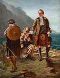Prince Charlie Leaving Scotland by James Inglis, 1892, oil, sold May 2021