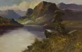 Loch scene by Joel Owen, 1912, oil on canvas, sold May 2022