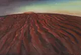 Shifting Sands, Central Australia by Barbara Tribe, watercolour, sold May 2022