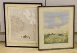 Summer by Hall Thorpe, woodcut, sold May 2022