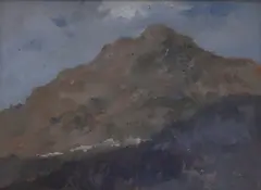 Il Legnonnio by Guglielmo Pizzirani, 1921, oil on card, sold May 2022