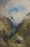 The Jungfrau by Edward William Andrews, 1889, watercolour, sold May 2022
