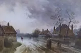 A Cloudy Day by James Walter Gozzard, watercolour, sold May 2022