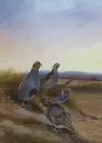 Evening by Philip Rickman, 1971, watercolour and gouache, sold May 2022