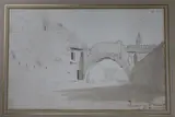 Remains of an ancient arch at the foot of the Aventine Hill’ 26x37.5cm by John Christian Schetky, pencil and watercolour, sold May 2022