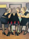 Getting Ready by Beryl Cook, print, sold May 2022