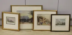 Lewes by H.J. Gibbins, watercolour, offered May 2022