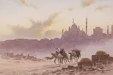 Istanbul by Edwin Lord Weeks, watercolour, sold Jul 2022