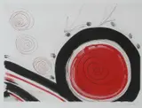 Escargot, 1991 by Terry Frost, etching, sold Jul 2022