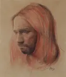 Contemplation by Ken Paine, pastel, sold Jul 2022