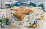 Harvesting by John Nash, oil, sold Jul 2022