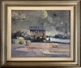 Untitled by Geoffrey Chatten Rsba, oil on board, sold Jul 2022