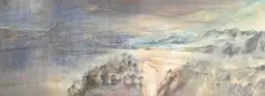 one side of The horizon cleared and in the pale morning twilight he entered the forest by Mary-Anne Aytoun-Ellis, drawing, sold Jul 2022