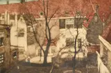 Old Houses, Amsterdam by Jan Christan Poortenaar, etching and aquatint, offered Oct 2023